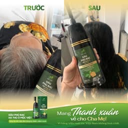 CHÍNH HÃNG Dầu Gội Phủ Bạc Mềm Mượt Mộc Việt 4