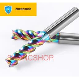 Mũi phay nhôm Mũi dao phay Kim loại phủ DLC - ENDMILL - SK CNC SHOP 3