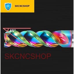 Mũi phay nhôm Mũi dao phay Kim loại phủ DLC - ENDMILL - SK CNC SHOP 1