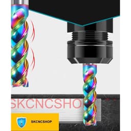 Mũi phay nhôm Mũi dao phay Kim loại phủ DLC - ENDMILL - SK CNC SHOP 6