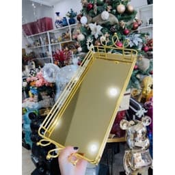 Giá Úp Cốc Mạ Vàng Khay Úp Cốc Đa Năng Khay Đựng Cốc Phong Cách Bắc Âu Trạng Trọng Chất Liệu Cao Cấp_M68 9