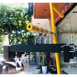 (COMBO 20-30-50 CÁI) Móc Kẹp Quần Nhựa Đen Cao Cấp Dài 30cm Người Lớn Tùy Chỉnh Chiều Dài 3