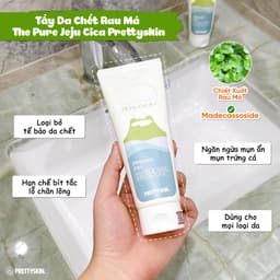 Tẩy Da Chết Rau Má PRETTYSKIN The Peru Jeju Cica Peeling Gel 150ml | Cherry Beauty 4