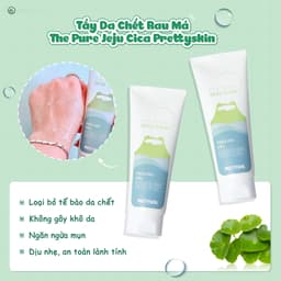 Tẩy Da Chết Rau Má PRETTYSKIN The Peru Jeju Cica Peeling Gel 150ml | Cherry Beauty 7