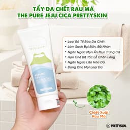 Tẩy Da Chết Rau Má PRETTYSKIN The Peru Jeju Cica Peeling Gel 150ml | Cherry Beauty 5