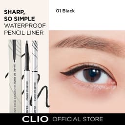 Bút kẻ mắt cao cấp CLIO Sharp So Simple Waterproof Pencil Liner, không trôi, bền màu...mp2k 5