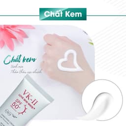 Kem Chống Nắng Love Skin White VK-II Nâng Tone Tự Nhiên Ngăn Ngừa Nám Sạm, Giữ Ẩm Da 50g 5