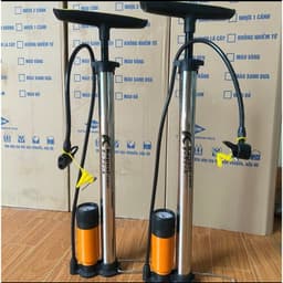 Bơm xe đạp xe máy Kapusi Dài 60cm lực bơm khỏe, bơm tay nhẹ nhàng tiện lợi có đầu bơm bóng, bơm đệm 9