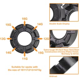 Cờ lê nan hoa điều chỉnh căm xe đạp, Bát cân nan hoa 8 lỗ cân vành xe đạp xe máy tiện lợi - CLNH 8