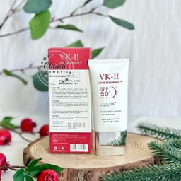 Kem Chống Nắng Love Skin White VK-II Nâng Tone Tự Nhiên Ngăn Ngừa Nám Sạm, Giữ Ẩm Da 50g 7