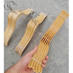 (COMBO 20-30-40-50 CÁI) Móc nhựa treo quần áo màu vàng 38cm tiện dụng 7