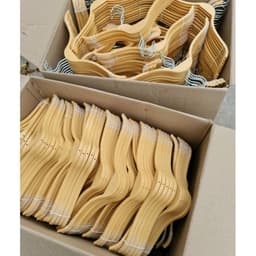 (COMBO 20-30-40-50 CÁI) Móc nhựa treo quần áo màu vàng 38cm tiện dụng 5