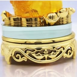 Cặp Cóc Thềm Thừ, Tỳ Hưu Phong Thủy RỒNG VIỆT, Linh Vật Chiêu Tài Đế Kính Xoay 360 Đủ Màu Sắc 9