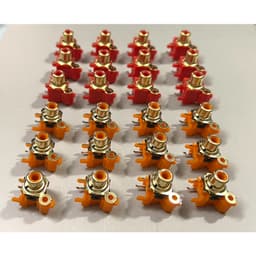 [ 4 cái ]  JACK RCA , JACK AV , JACK HOA SEN ( 1 ĐẦU MẠ VÀNG XỊN XÒ ) 5