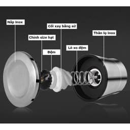 Lọ Xay Tiêu INOX Hũ Đựng Hạt Tiêu Bắc Có Chức Năng Xay Hạt Hũ Gia Vị Hạt Tiêu Thủy Tinh Cho Căn Bếp C247 4