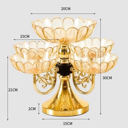 Khay Đựng Mứt Tết 4,5 Tầng Đựng Bánh Kẹo Hoa Quả Phong Cách Hiện Đại Đơn Giản 3