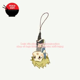 (mua 1 tặng 1) Dây treo điện thoại FAIRY TAIL ver TREO NGƯỜI Hội pháp sư in hình anime chibi móc mica acrylic 4