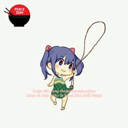 (mua 1 tặng 1) Dây treo điện thoại FAIRY TAIL ver TREO NGƯỜI Hội pháp sư in hình anime chibi móc mica acrylic 5