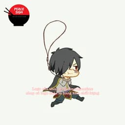 (mua 1 tặng 1) Dây treo điện thoại FAIRY TAIL ver TREO NGƯỜI Hội pháp sư in hình anime chibi móc mica acrylic 6