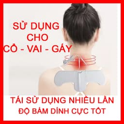 Miếng dán điện xung massage bả vai - cổ vai gáy, lưng, sườn, eo, Loại miếng dán siêu lớn 32cm x 13cm 2
