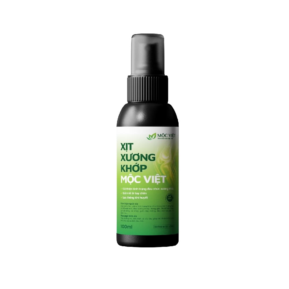 CHÍNH HÃNG Xịt xoa bóp xương khớp Mộc Việt