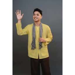Bộ Bà ba áo vàng quần nâu nam bộ- Miền tây-giá rẻ- Có bộ bà ba Bigsize- may bộ áo bà ba theo yêu cầu 6