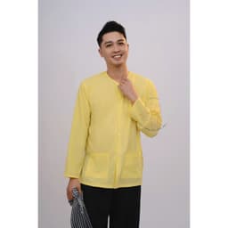 Bộ Bà ba áo vàng quần đen nam bộ- Miền tây-giá rẻ- Có bộ bà ba Bigsize- Bà ba sỉ toàn quốc, may bộ áo bà ba theo yêu cầu 4