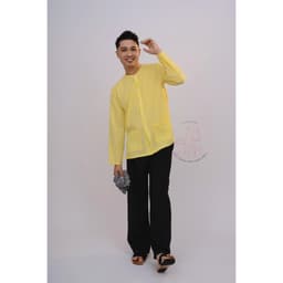 Bộ Bà ba áo vàng quần đen nam bộ- Miền tây-giá rẻ- Có bộ bà ba Bigsize- Bà ba sỉ toàn quốc, may bộ áo bà ba theo yêu cầu 7