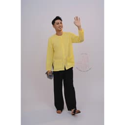 Bộ Bà ba áo vàng quần đen nam bộ- Miền tây-giá rẻ- Có bộ bà ba Bigsize- Bà ba sỉ toàn quốc, may bộ áo bà ba theo yêu cầu 5