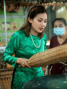 Áo lẻ bà ba gấm Tím/vàng cúc/xanh lá/ Đỏ tươi- Có bộ bà ba Bigsize- may sỉ bà ba toàn quốc - May bộ bà ba theo yêu cầu 6