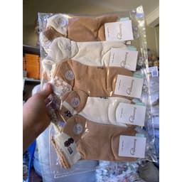 Com bo 10 đôi tất cổ ngắn nhiều mẫu (mẫu mới),in hình chất cotton phối màu(có video thật) 2