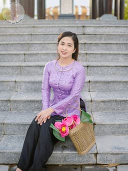 Bộ áo bà ba gấm Tím/vàng cúc/xanh lá/ Đỏ tươi- Có bộ bà ba Bigsize- may sỉ bà ba toàn quốc - May bộ bà ba theo yêu cầu 1