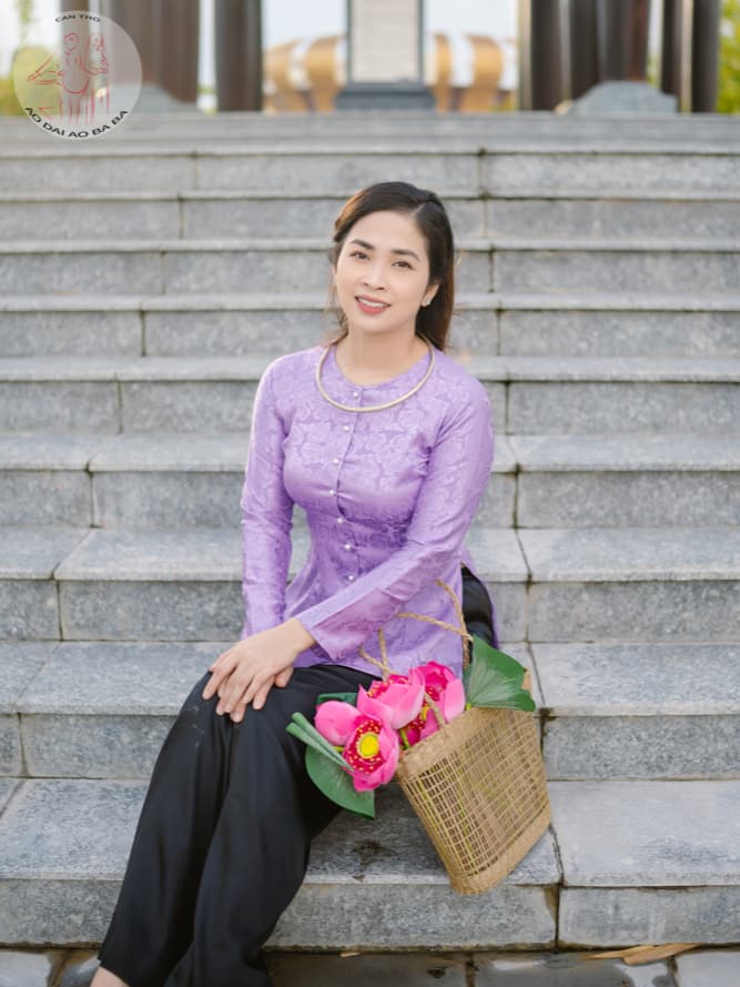 Bộ áo bà ba gấm Tím/vàng cúc/xanh lá/ Đỏ tươi- Có bộ bà ba Bigsize- may sỉ bà ba toàn quốc - May bộ bà ba theo yêu cầu