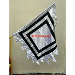FREESIP CỜ TANG VUÔNG CỜ ĐÁM MA CỜ ĐÁM HIẾU VUÔNG CỜ ĐEN TRẮNG VẢI PHI LOẠI 1 giá tại xưởng 5