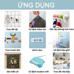 Băng Dính 2 Mặt 5M Nano Trong Suốt Siêu Dính Mọi Bề Mặt Tiện ích 9