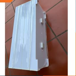 (80x30x30) Chậu gỗ nhựa ngoài trời composite kẻ chỉ ngang,  mẫu mới có chân 5