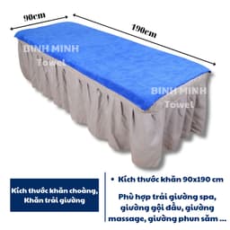 Khăn Choàng, Khăn Trải Giường, Khăn Tắm BINHMINH TOWEL Kích Thước Lớn 90x190cm, 70x140cm Siêu thấm hút 2
