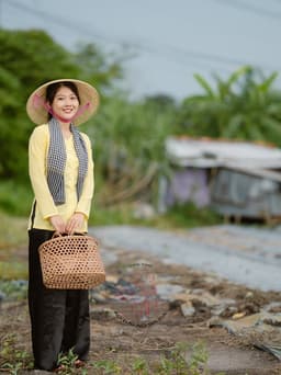 Bộ bà ba lụa vàng quần phi đen - Có bộ bà ba Bigsize- may sỉ bà ba toàn quốc - May bộ bà ba theo yêu cầu 4