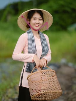 Bộ bà ba lụa hồng cam quần phi đen - Có bộ bà ba Bigsize- may sỉ bà ba toàn quốc - May bộ bà ba theo yêu cầu 2