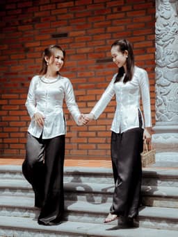 Áo lẻ bà ba gấm Trắng/ Hồng lợt/ Xanh dương/ Hồng đào/ Xanh ngọc- Có bộ bà ba Bigsize- may sỉ bà ba toàn quốc - May bộ b 1
