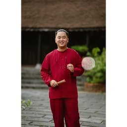 Áo bà ba lẻ vải kate màu đỏ- Miền tây-giá rẻ- Có bộ bà ba Bigsize- Bà ba sỉ toàn quốc, may bộ áo bà ba theo yêu cầu 1