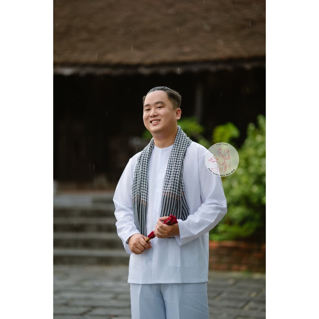 BIGSIZE Bộ bà ba kate trắng - Bộ bà ba Bigsize- may sỉ bà ba toàn quốc - May bộ bà ba theo yêu cầu