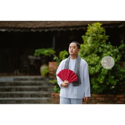 BIGSIZE Bộ bà ba kate trắng - Bộ bà ba Bigsize- may sỉ bà ba toàn quốc - May bộ bà ba theo yêu cầu 6