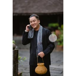 BIGSIZE Bộ bà ba kate đen - Bộ bà ba Bigsize- may sỉ bà ba toàn quốc - May bộ bà ba theo yêu cầu 6