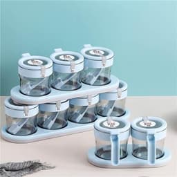 Khay đựng gia vị nhà bếp hộp đựng gia vị 2 ngăn 3 ngăn 4 Ngăn Hàng Loại 1 7