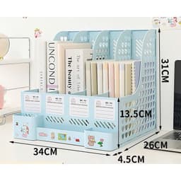 Giá Để Tài Liệu, Kệ Đựng Sách Ngăn Giá Sách Để Bàn 4 Ngăn Đựng Sách Tiện Lợi - Đông Xưởng 3