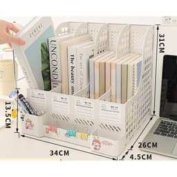 Giá Để Tài Liệu, Kệ Đựng Sách Ngăn Giá Sách Để Bàn 4 Ngăn Đựng Sách Tiện Lợi - Đông Xưởng 2