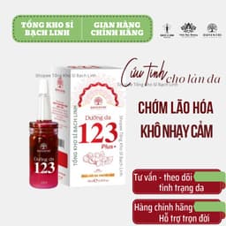 Dưỡng Da 123 Duyên Thị Bách Y Sâm - SERUM DƯỠNG CẤP ẨM PHỤC HỒI LÀM DỊU DA - Chai 10ml 5