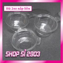 ( COMBO 500 CÁI)  Hũ nước chấm - hũ sốt nắp liền 2OZ/4OZ 1