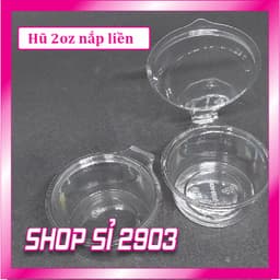 ( COMBO 500 CÁI)  Hũ nước chấm - hũ sốt nắp liền 2OZ/4OZ 3